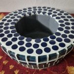 Cache pot en mosaique
